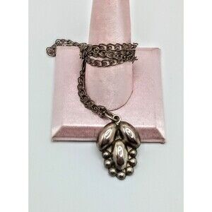 Sterling Silver Pendant Necklace RRA Signed